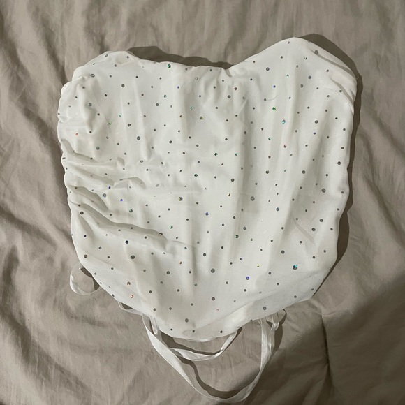 Tops - White corset top